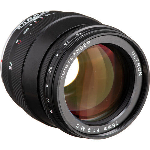 Voigtlander Ultron 75mm f/1.9 Lens