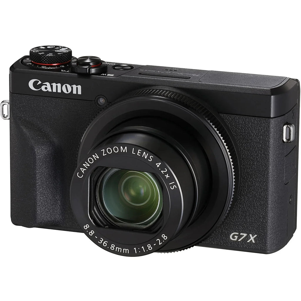 Canon PowerShot G7 X Mark III Digital Camera (Black)| 20.1MP 4K Vlogging Camera with Wi-Fi & Bluetooth