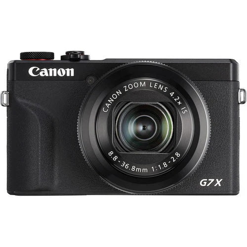 Canon PowerShot G7 X Mark III Digital Camera (Black)| 20.1MP 4K Vlogging Camera with Wi-Fi & Bluetooth