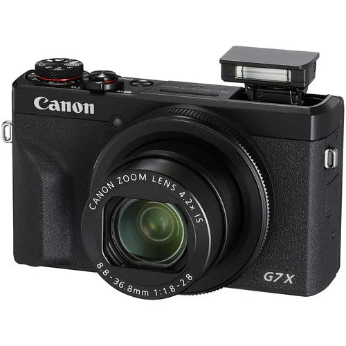 Canon PowerShot G7 X Mark III Digital Camera (Black)| 20.1MP 4K Vlogging Camera with Wi-Fi & Bluetooth